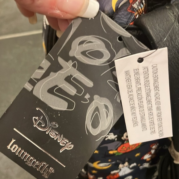 Disney Loungefly Mickey Halloween with friends aop mini backpack NWT main image 4